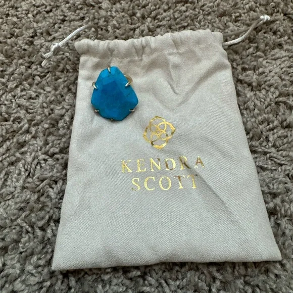 Kendra Scott Turquoise Statement Ring - Picture 1 of 2